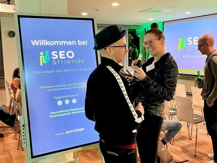 SEO&friends Besucher:innen im Austausch